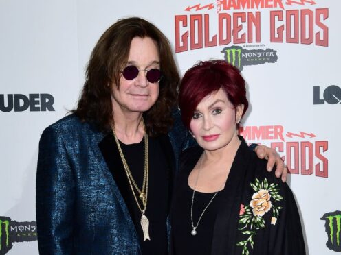 Sharon and Ozzy Osbourne hail ‘special year’ as they celebrate 40th anniversary (Ian West/PA)
