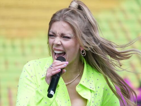 Singer Becky Hill is making a guest appearance on Love Island (Ian West/PA)