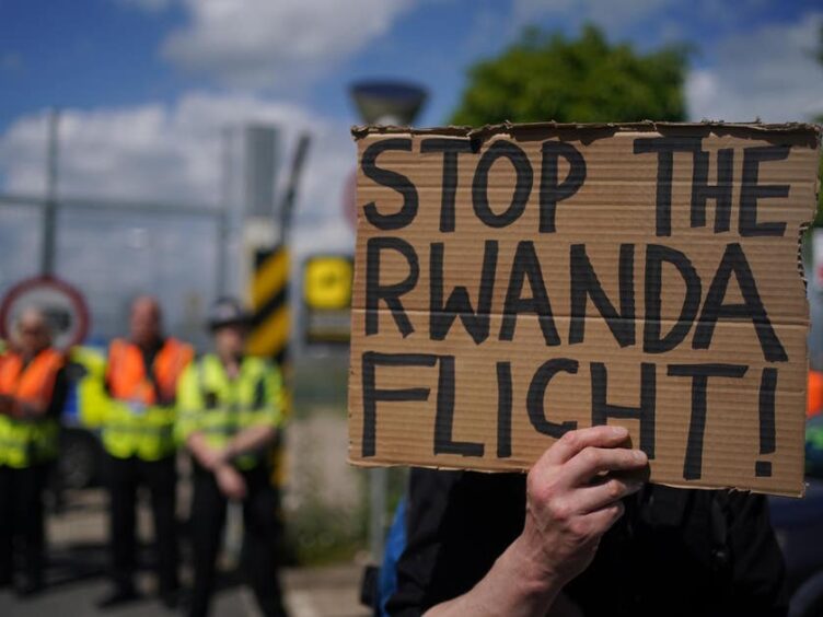 The Government is ‘eroding public trust’ in Britain’s asylum system by over-promising and under-delivering with its controversial Rwanda policy, MPs have been told (Victoria Jones/PA)