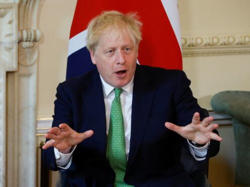 Boris Johnson has been the top trending topic on Twitter (John Sibley/PA)
