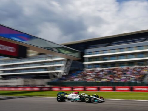 Lewis Hamilton finished second in practice at Silverstone (David Davies/PA)