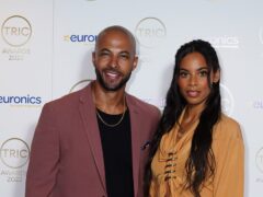Marvin and Rochelle Humes have renewed their wedding vows to celebrate their ten year anniversary (Ian West/PA)