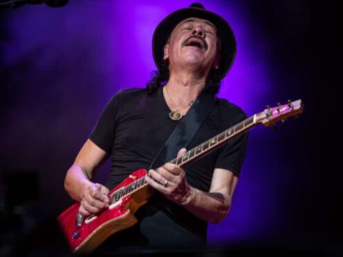 Carlos Santana postpones tour dates to ‘recuperate fully’ after onstage collapse (Alamy/PA)