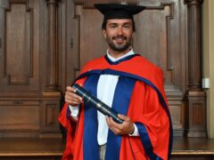Joe Wicks has been awarded an honorary doctorate from St Mary’s University in London (Sarah McKenna-Ayres/St Mary’s University/PA)