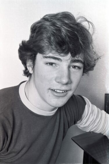 Ally McCoist pictured in January 1979.