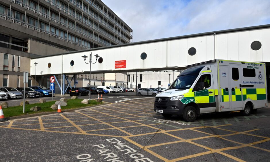 Ambulance aberdeen royal infirmary hospital