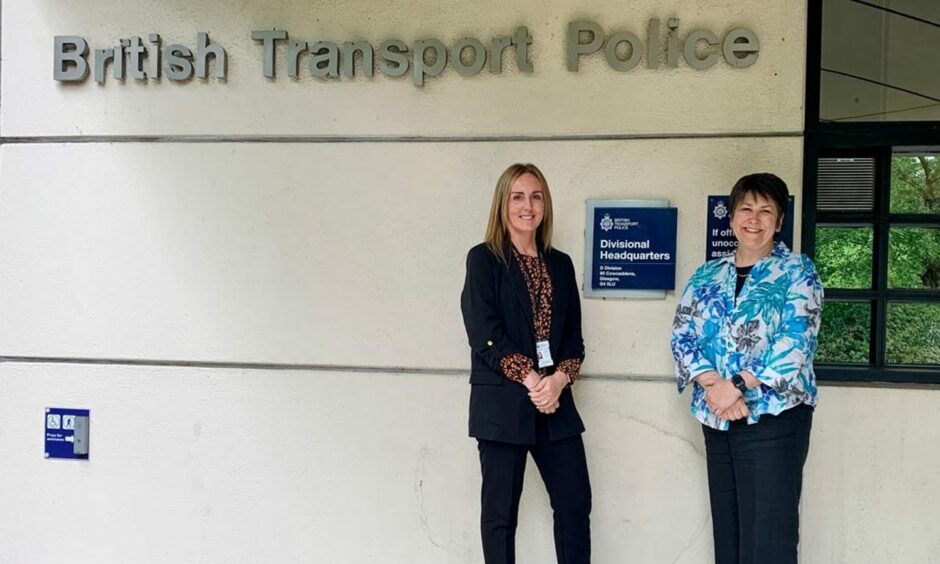 North-east MSP Tess White meeting with British Transport Police.