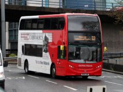 Severe cuts to bus services in England have been avoided due to new Government funding (David Jones/PA)