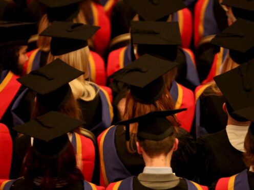 Ucas has released figures for the number of students accepted on to UK degree courses this year (Chris Radburn/PA)