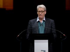 Jeremy Paxman performs Letter from a Newspaper Editor during the fourth night of the Letters Live series at the Freemason’s Hall, London (Anthony Devlin/PA)