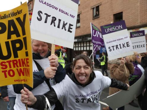 Strikes have been organised over the pay dispute (Andrew Milligan/PA)
