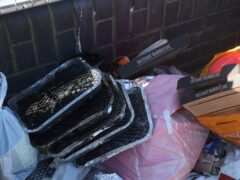 Used disposable barbecues (PA)