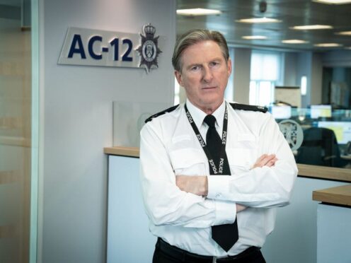 Adrian Dunbar as Superintendent Ted Hastings in Line Of Duty (BBC/PA)