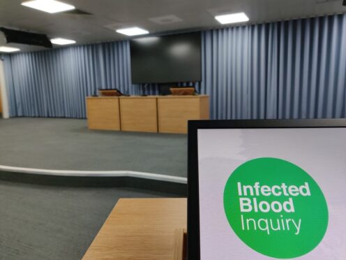 Undated handout photo issued the Infected Blood Inquiry of a general view inside the room where the Infected Blood Inquiry will be held, at Fleetbank House in London. Issue date: Tuesday June 22, 2021.