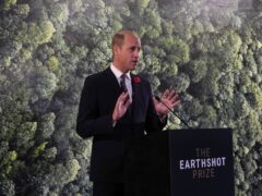 The Duke of Cambridge speaks during a meeting between The Earthshot Prize winners and finalists and the Earthshot Global alliance in 2021 (Alastair Grant/PA)