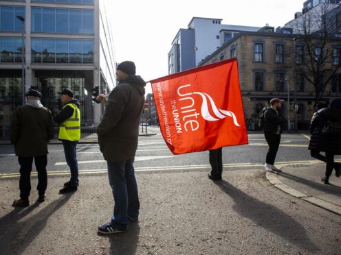 Unite members are to take part in the strike (Liam McBurney/PA)