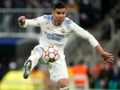 Casemiro is closing in on a move to Manchester United from Real madrid (Nick Potts/PA)