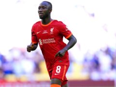 Naby Keita is back in the Liverpool squad after illness (Adam Davy/PA)