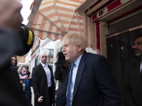 Kenneth Branagh as Prime Minister Boris Johnson in This England (Phil Fisk/Sky/PA)