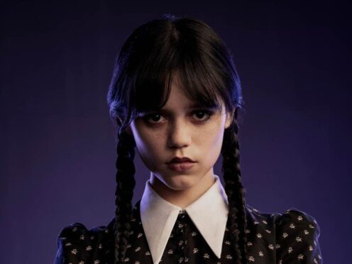 Netflix has offered fans a glimpse at Jenna Ortega in her title role as spooky Wednesday Addams in a trailer for a new spin-off series (Matthias Clamer/Netflix/PA)