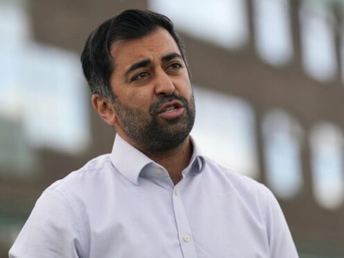 Health Secretary Humza Yousaf launched the NHS environment strategy in Orkney (Andrew Milligan/PA)