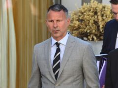 Former Manchester United footballer Ryan Giggs arrives at Manchester Crown Court (Peter Powell/PA)
