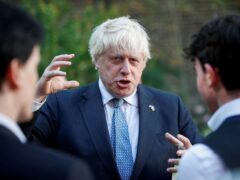 Prime Minister Boris Johnson has said that he expects his replacement to offer new measures to support struggling households (Peter Nicholls/PA)
