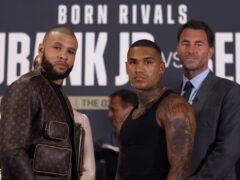 Chris Eubank Jr (left) and Conor Benn will go head to head in London on October 8 (Steven Paston/PA)
