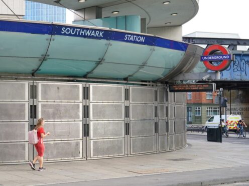 A strike by London Underground workers is disrupting travel across the capital (Dominic Lipinski/PA)