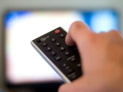Remote control for a television (PA)