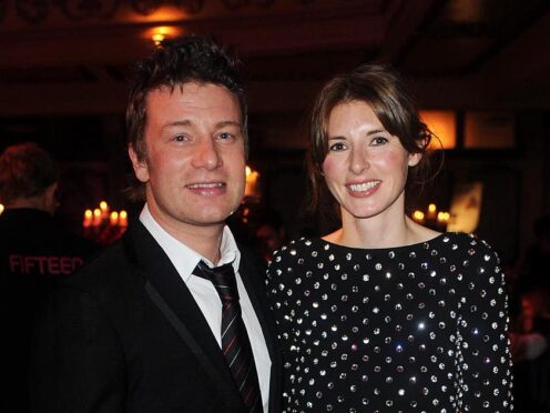 Jamie and Jools Oliver have been married for 22 years and have five children (Zak Hussein/PA)