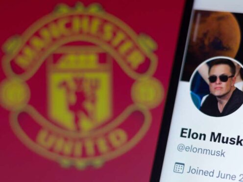 Elon Musk said he was joking about want to buy Manchester United (Alamy/PA)