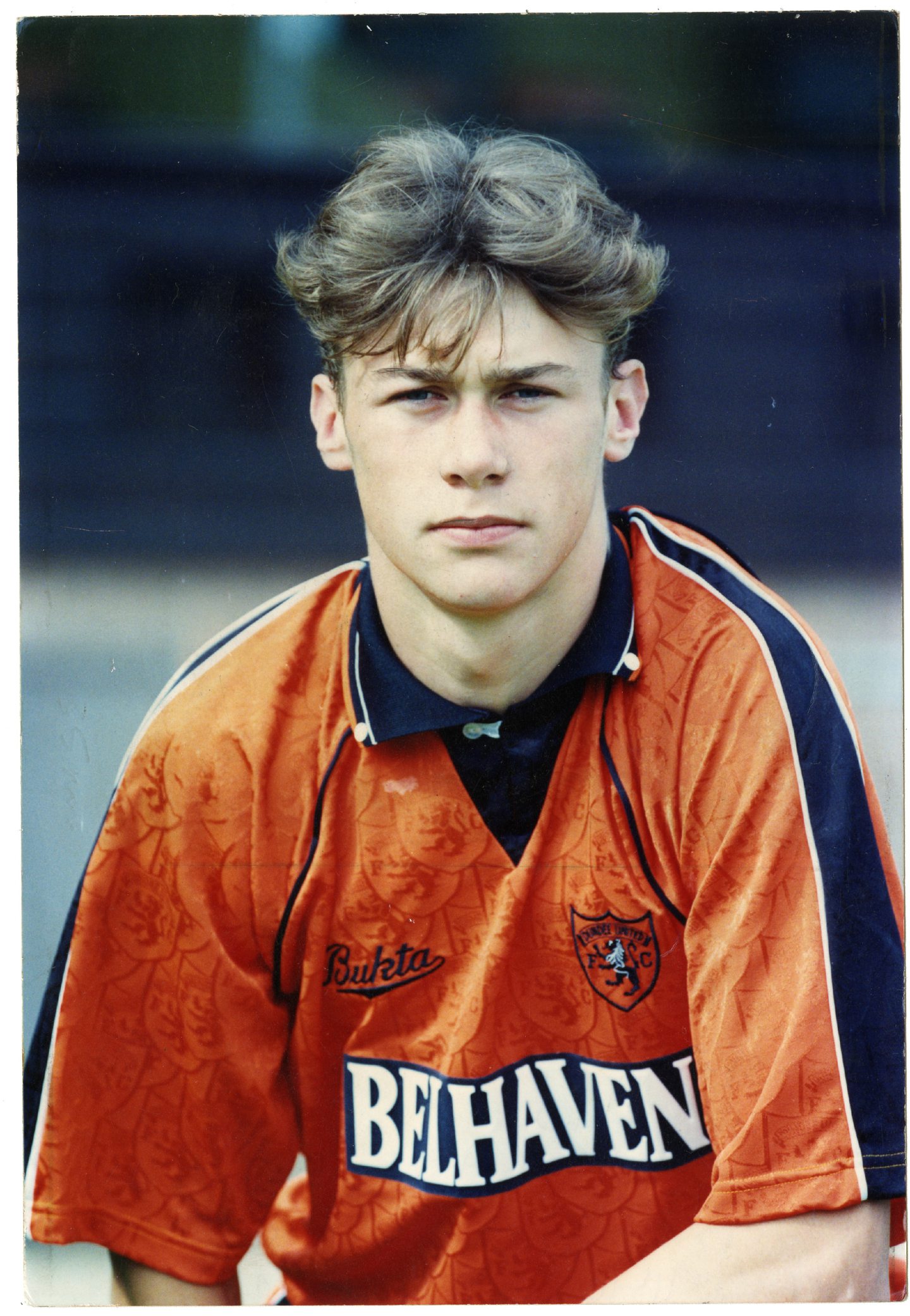 Duncan Ferguson pictured in August 1991 with Dundee United.