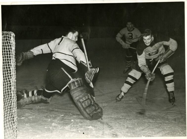 Dundee Tigers V Perth Panthers. October 18 1954.