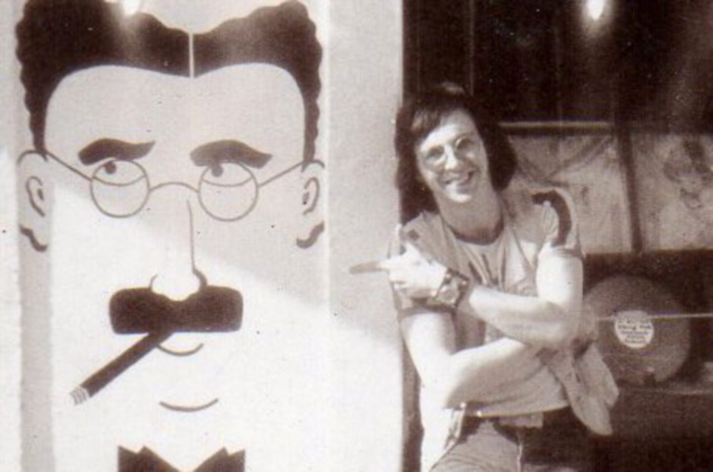 Breeks was a huge fan of the work of Groucho Marx.