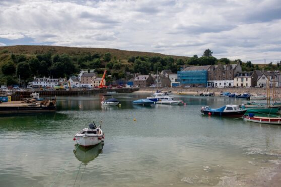 Stonehaven Harbour.