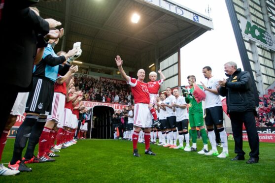 When Sir Alex Ferguson brought Manchester United to Pittodrie to honour Neil Simpson