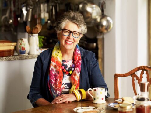 Celebrity chef Dame Prue Leith said ‘it’s wonderful that people still want to employ me’ at the age of 82 (Good Housekeeping UK/Andrew Montgomery/PA)