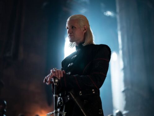 Matt Smith as Daemon Targaryen in the forthcoming HBO series, House of the Dragon (HBO/PA)