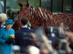 The Queen meets the War Horse puppet (Steve Parsons/PA)