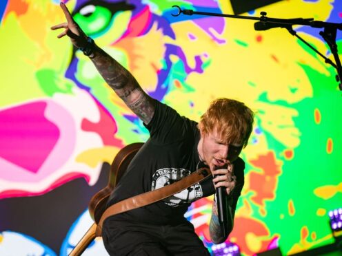 Ed Sheeran surprises party-goers with impromptu set in Ibiza (Aaron Chown/PA)