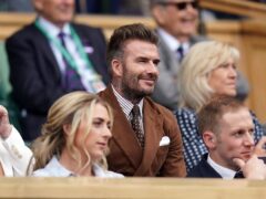 David Beckham has been spotted queueing to pay his respects to the Queen (Adam Davy/PA)