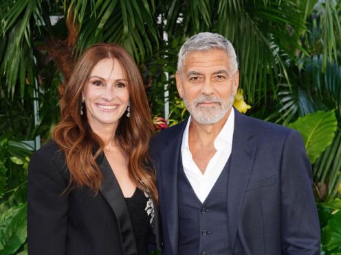 George Clooney stars alongside Julia Roberts in upcoming film Ticket To Paradise (Ian West/PA)