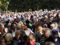 The queue at Southwark Park (James Manning/PA)