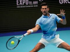 Novak Djokovic beat Pablo Andujar in Israel (Ariel Schalit/AP/PA)