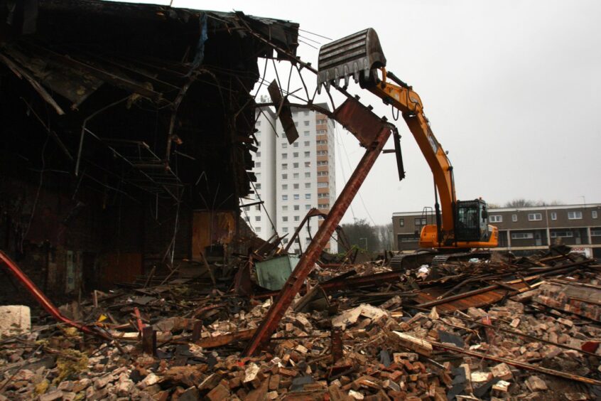 Only memories remain of the Rialto cinema, Lochee.