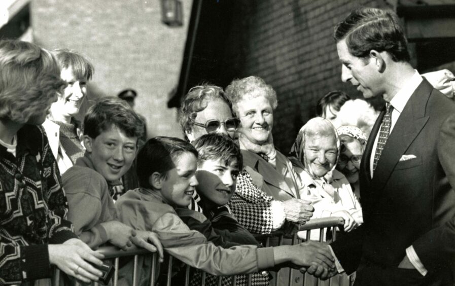 Young and old were on hand to provide an enthusiastic welcome back in October 1989.