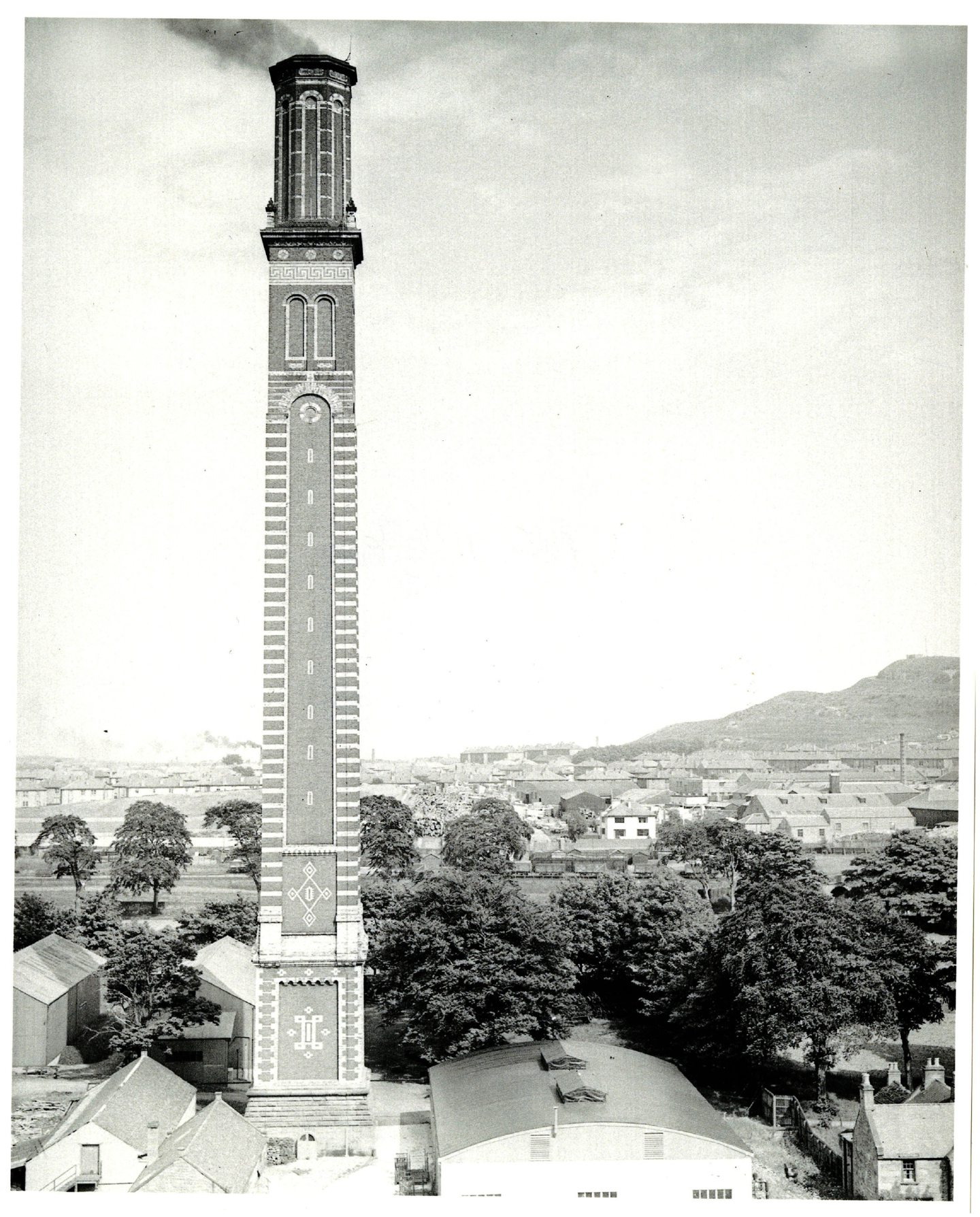 The iconic chimney was built in the 1860s.