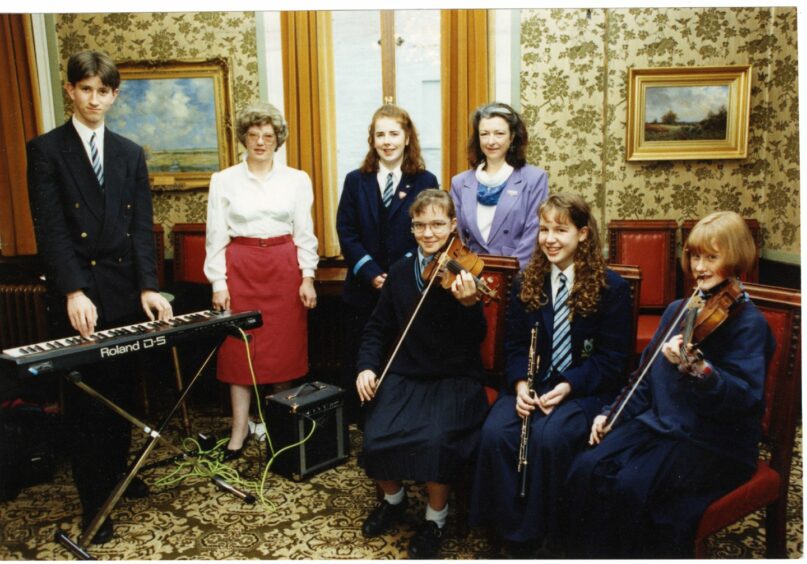 Grove Academy musicians.