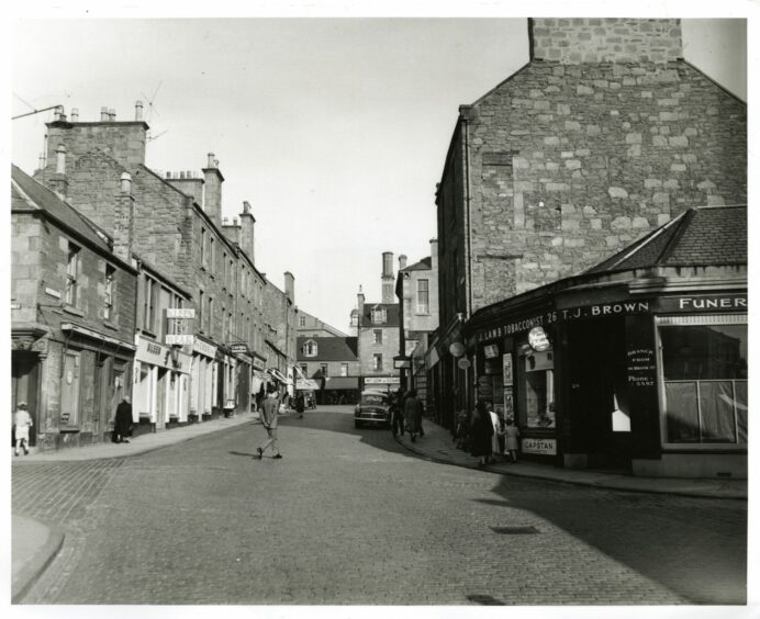 The old Bank Street disappeared in the name of progress in the 1960s.